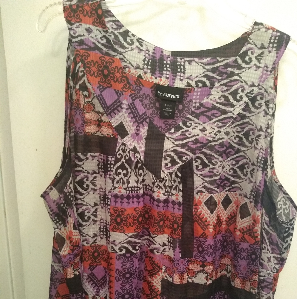 Lane Bryant sheer tunic